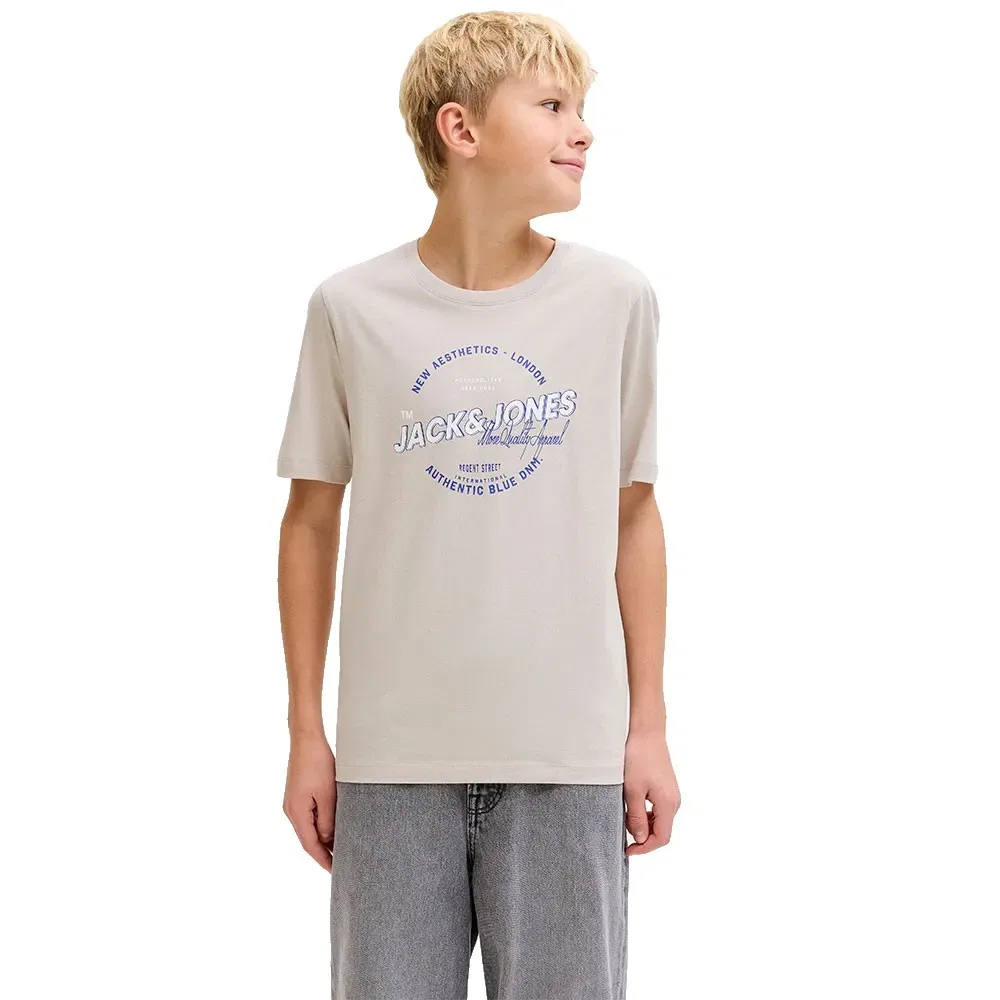 Футболка с коротким рукавом Logo Jack & Jones, бежевый