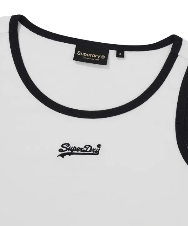 Майка с логотипом OG Superdry, белый — фото 4