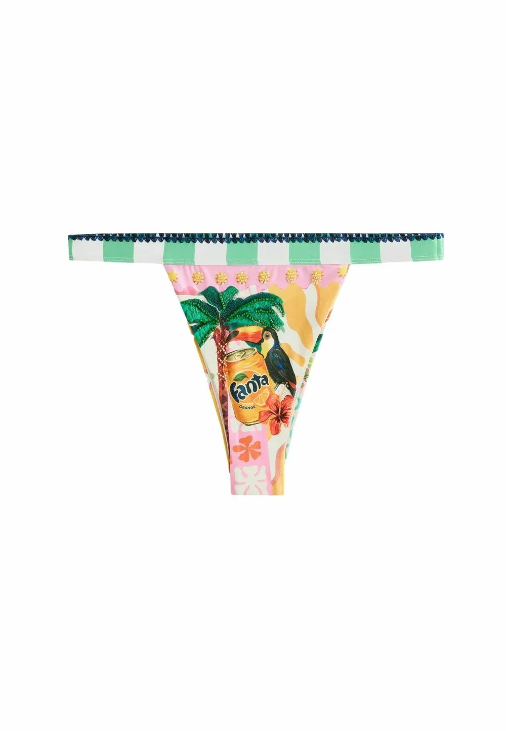 Трусики-Танга стандартного кроя с высоким вырезом Next, Multicolour Fanta