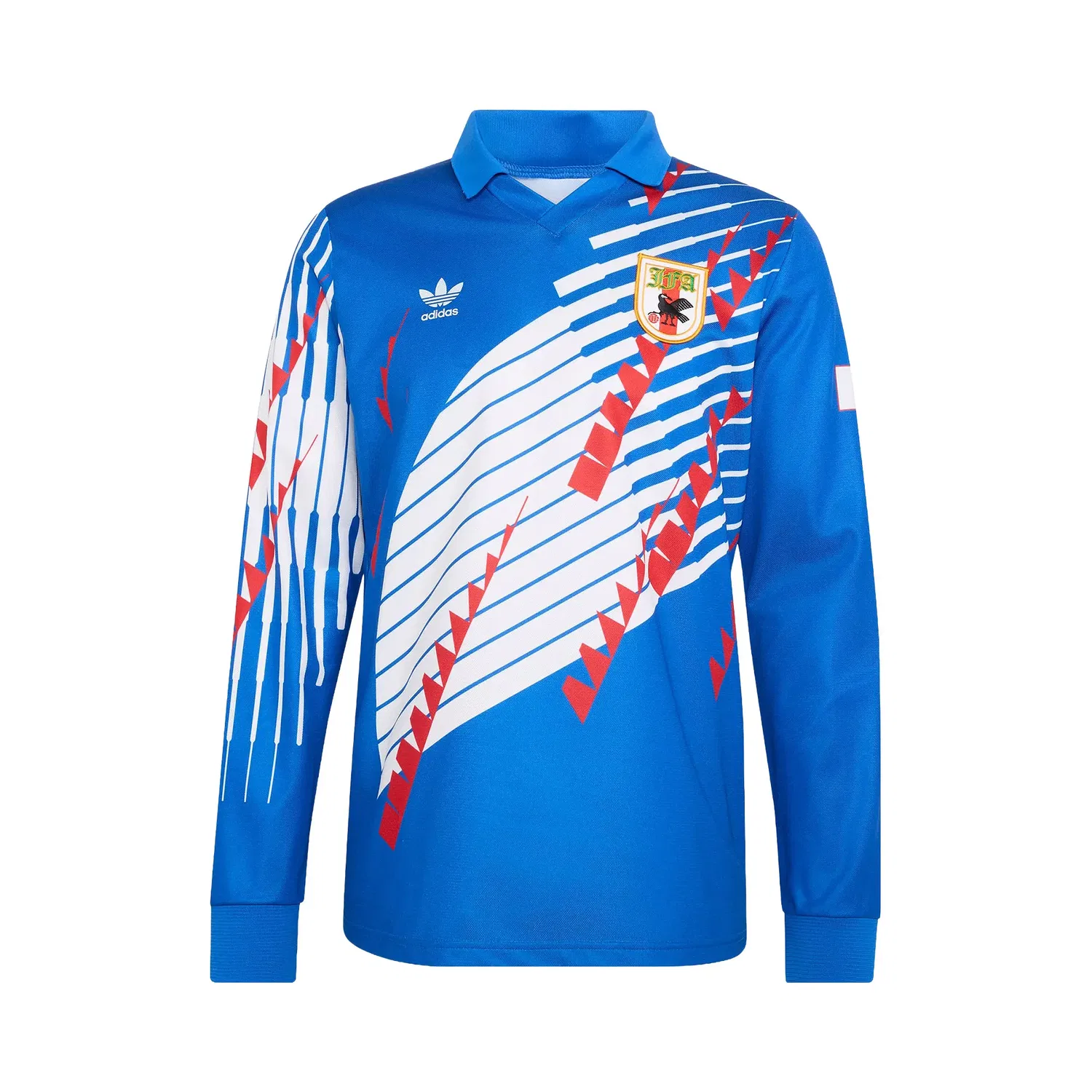 Футболка Adidas Japan 1993 года с длинными рукавами, синий