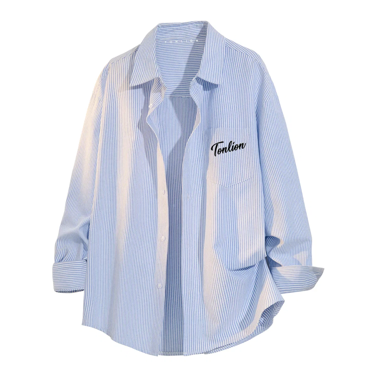 Детская рубашка с воротником CITY BOY Tonlion, Blue White Stripe