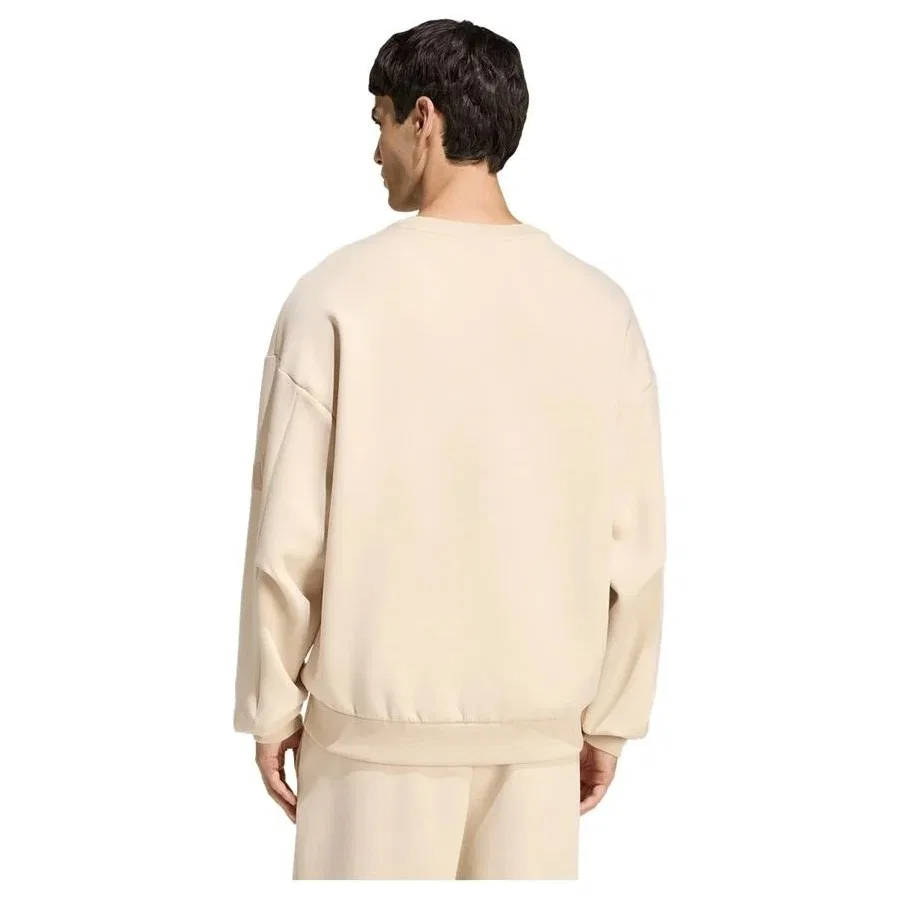 Мужской свитшот с круглым вырезом M SL SK Crew adidas, Бежевый — фото 3