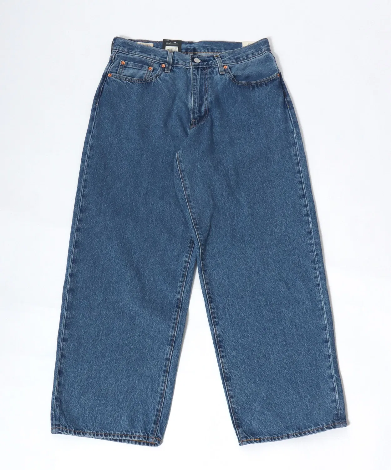 Мужские джинсы свободного кроя с потертостями, модель 578 Baggy Levi's, Light Indigo Blue — фото 4
