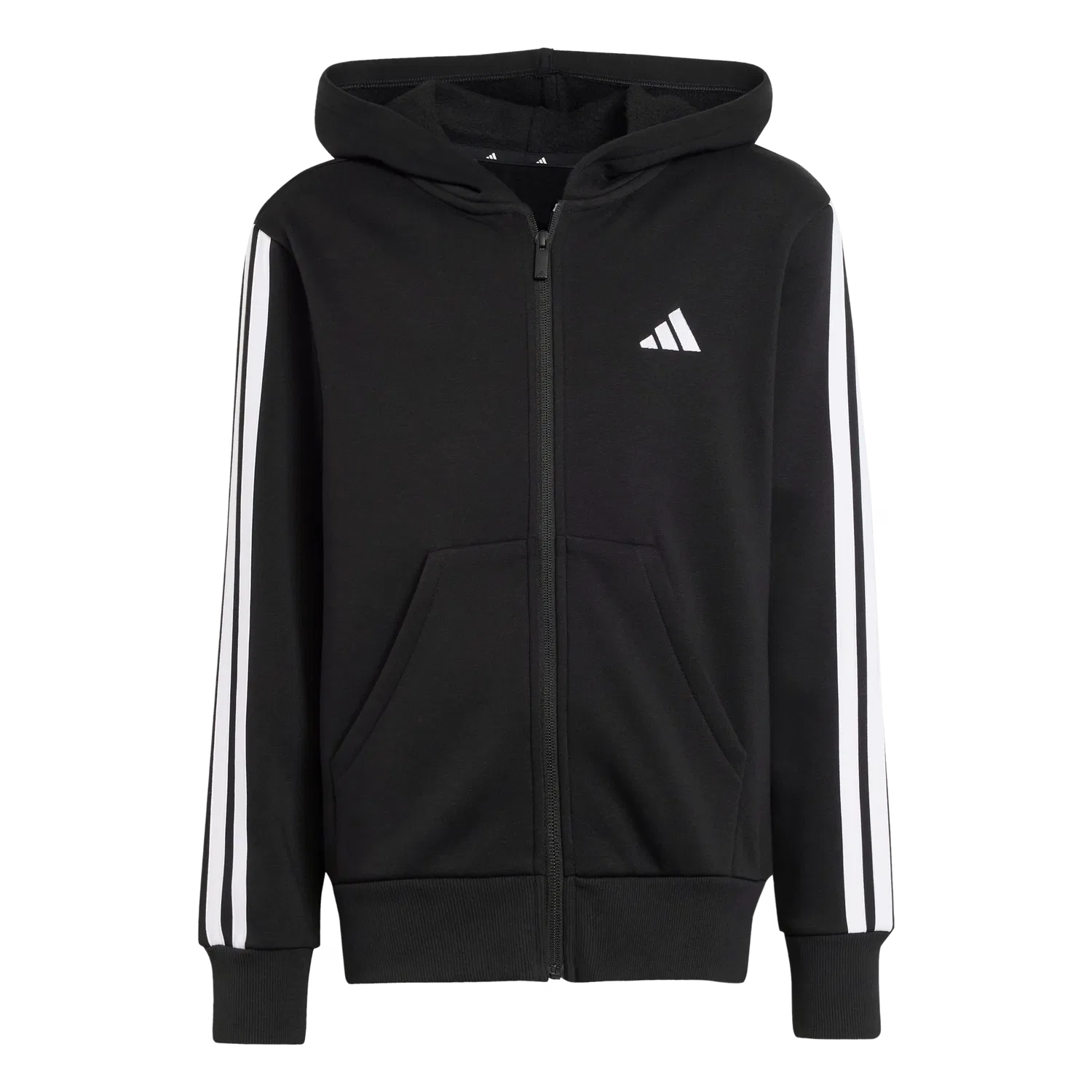 Детская спортивная куртка с капюшоном Adidas, черный