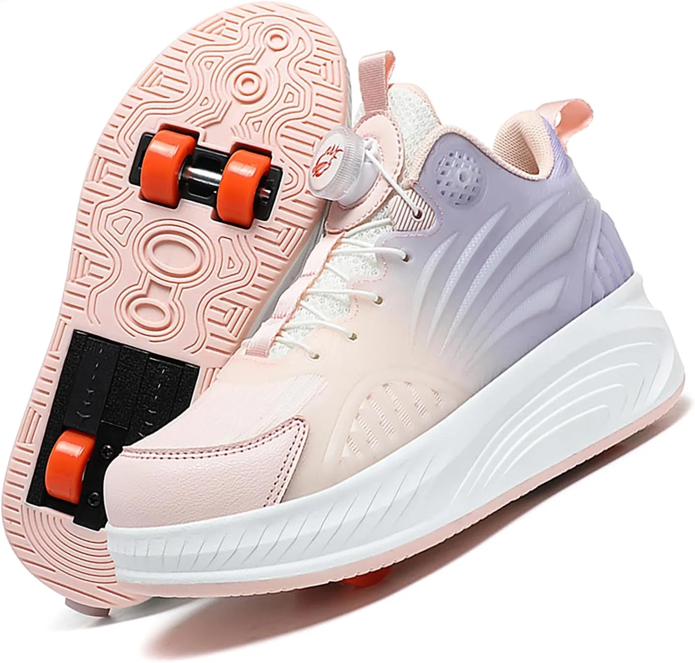 Детские роликовые кроссовки со съемными колесами LIWLLIUA, Pink