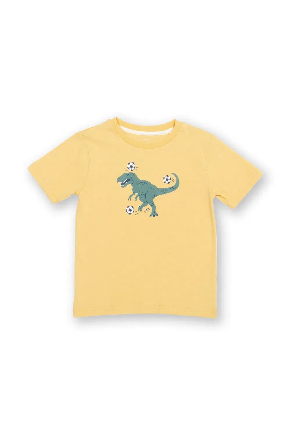 Футболка с принтом T-Rex Tricks Kite, Yellow