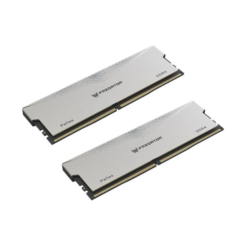 

Модуль памяти Acer Predator Pallas B-die, 32 ГБ DDR4 (2 x 16ГБ), 3600 МГц, BL.9BWWR.347, серебристый