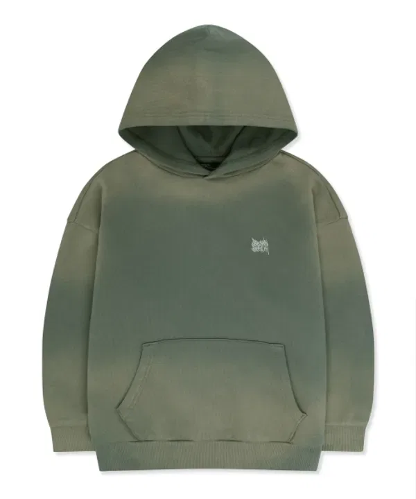 Худи с принтом Kids seam spray tag, Brownbreath Kids, хаки — фото 3