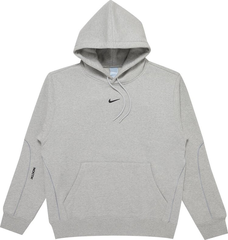 

Худи Nike x NOCTA Fleece Hoodie 'Grey Heather', серый