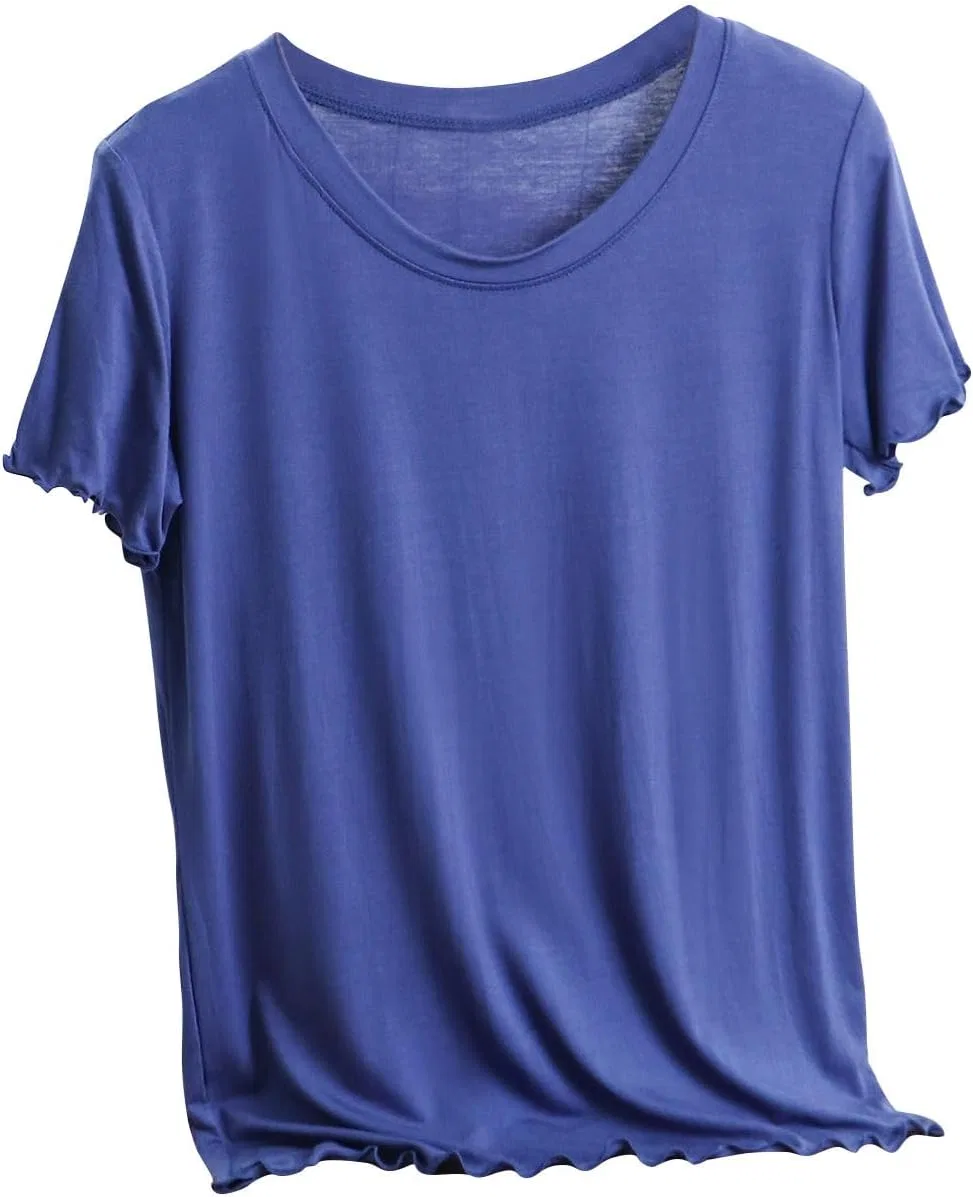 Женская футболка с коротким рукавом, модель Summer Tops, Blue