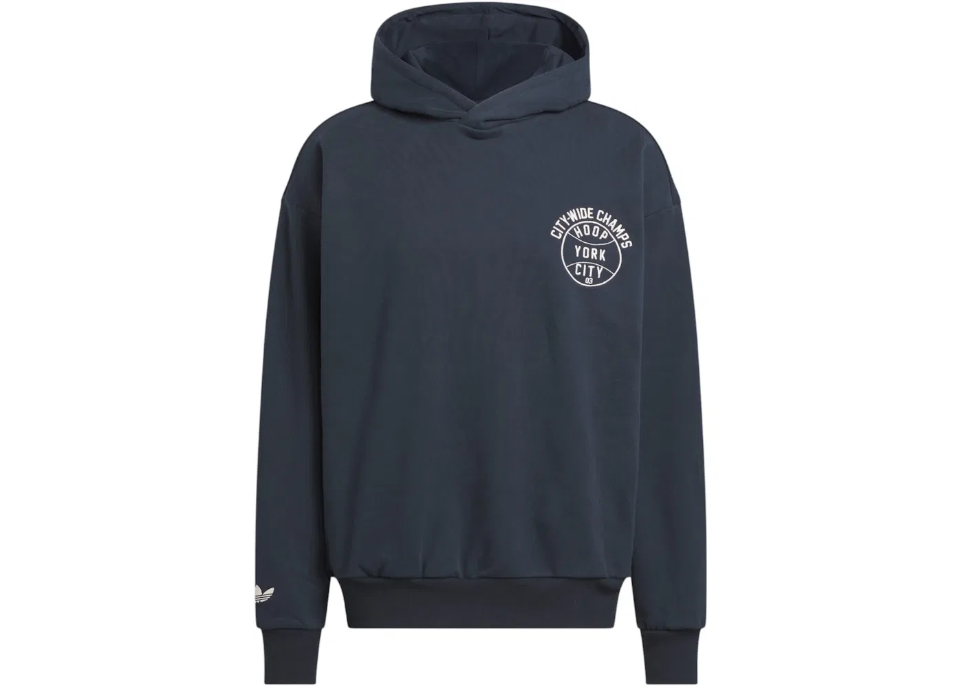 Мужская худи с капюшоном Adidas Hoop York City, Aurora Ink
