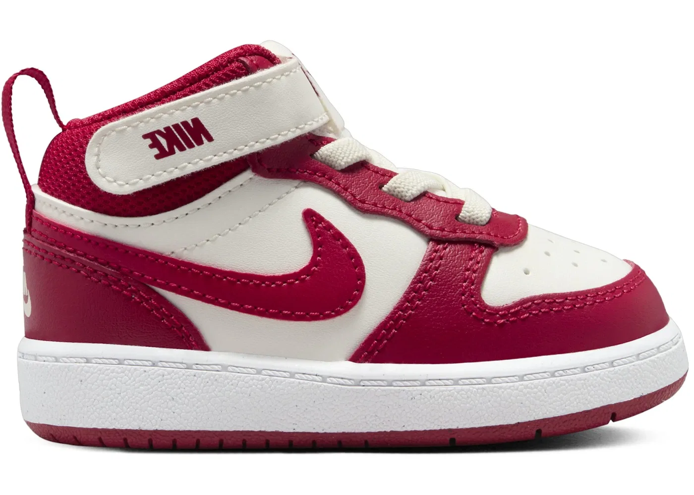 Детские кроссовки с высоким верхом Nike Court Borough Mid 2 Nike, Sail/White/Gym Red