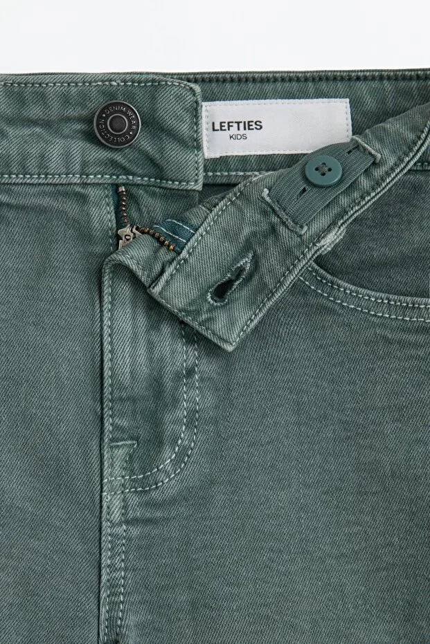 Детские шорты для мальчиков джинсовые Lefties, Cyan Green — фото 4