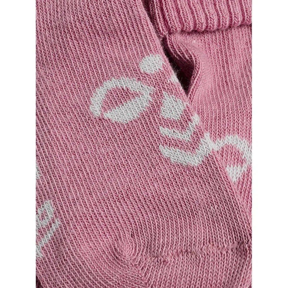 Детские носки для девочек с высоким верхом Mini Bee Hummel, Pink — фото 3
