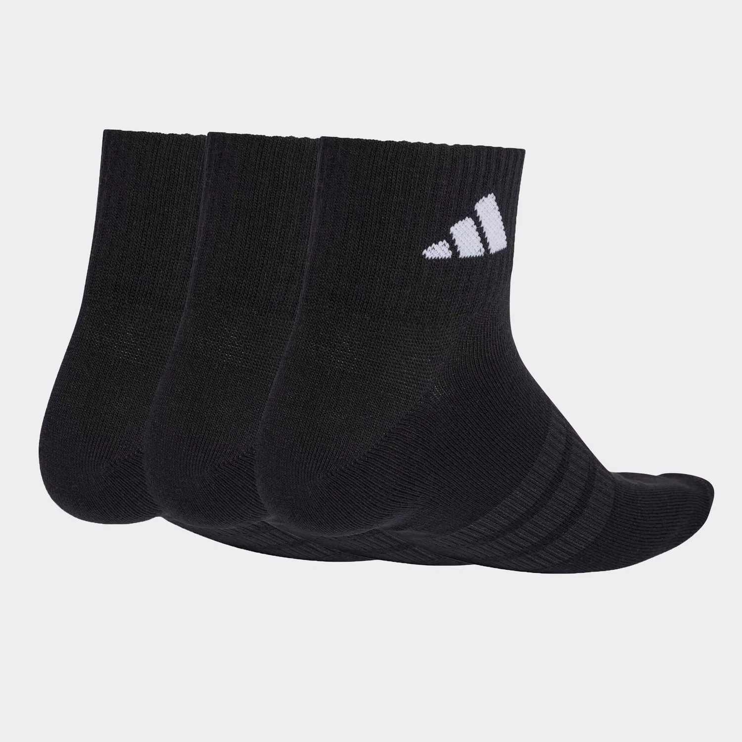 Женские спортивные носки с поддержкой свода стопы Adidas Performance, Black/Black/White — фото 2