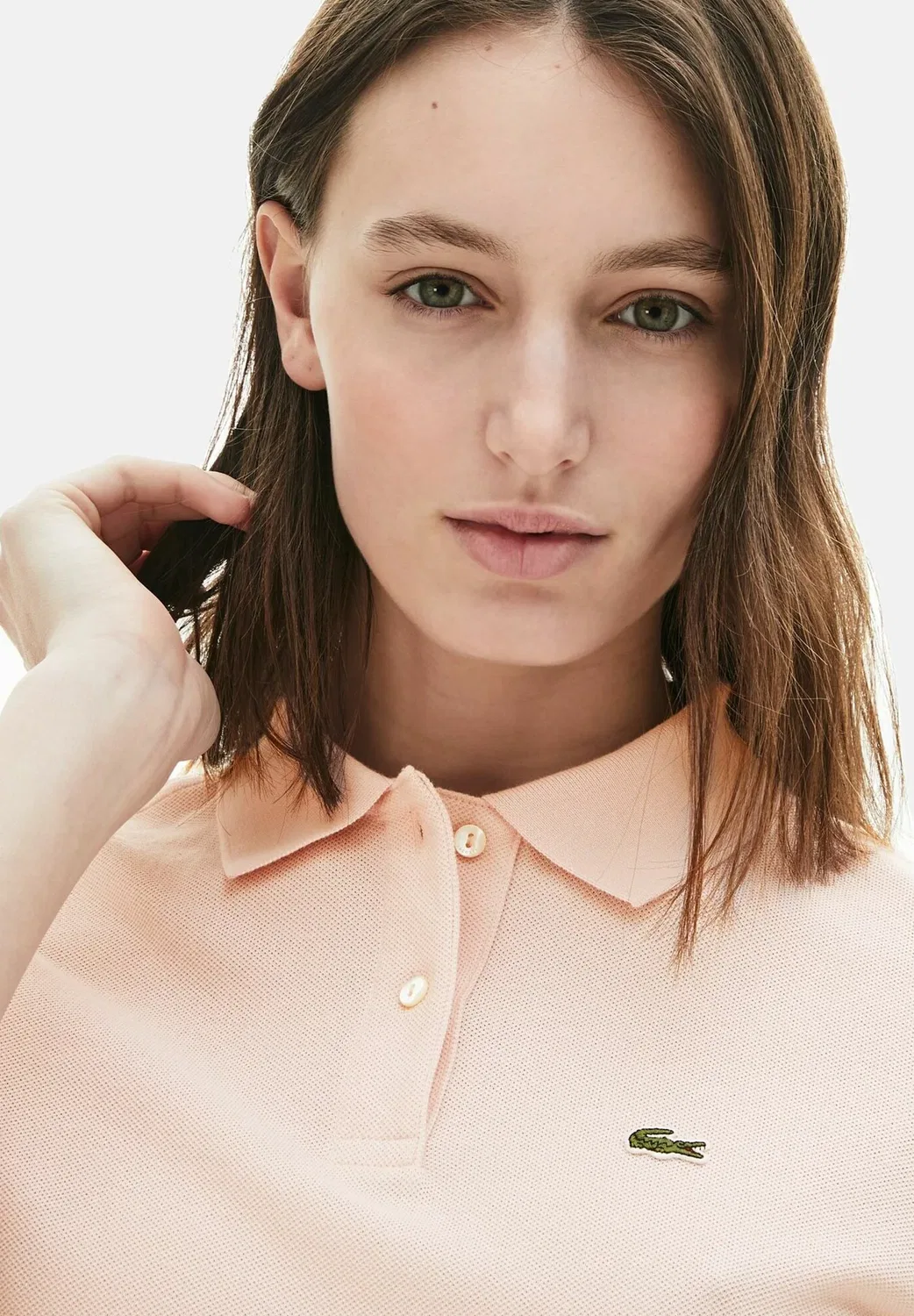 Рубашка поло Lacoste, Rose Pale — фото 3