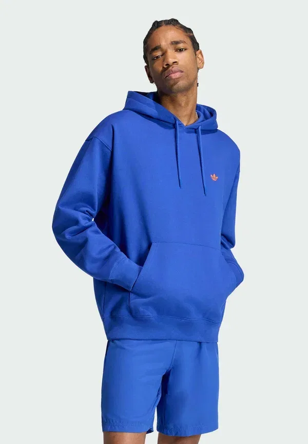 Толстовка свободного кроя Trefoil Essentials - худи Adidas Originals, синий