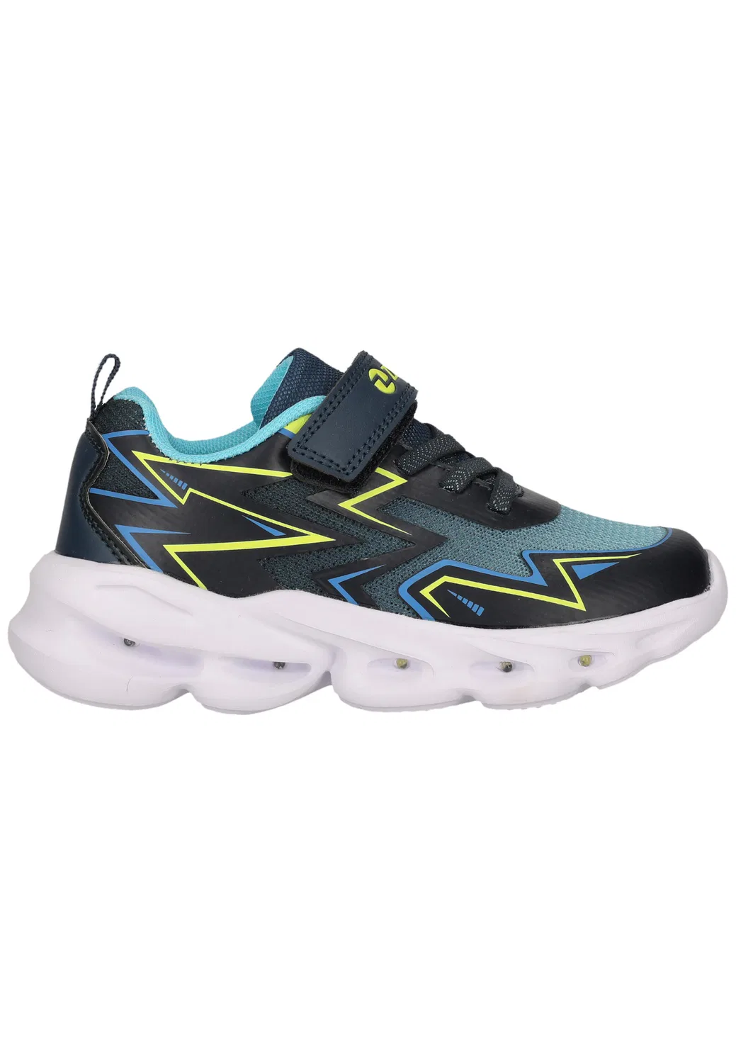 Детские кроссовки со световыми эффектами Ignis Zigzag, Jeansblau Mitternachtsindigo — фото 4