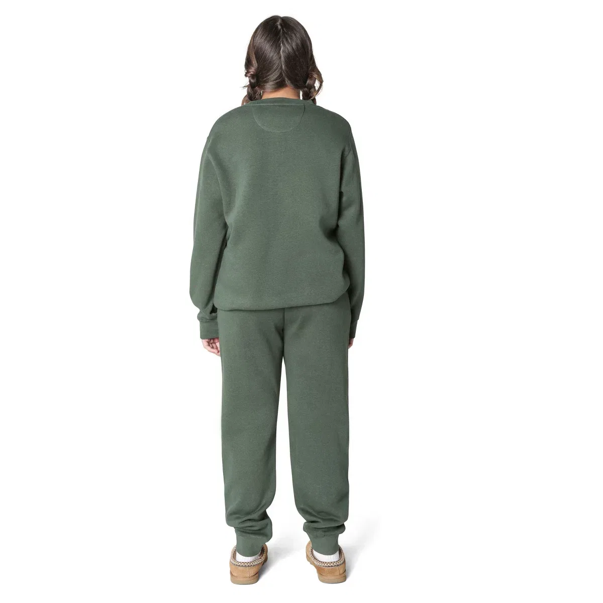 Детский свитшот для девочек с длинным рукавом Everyday Kids, Green — фото 4