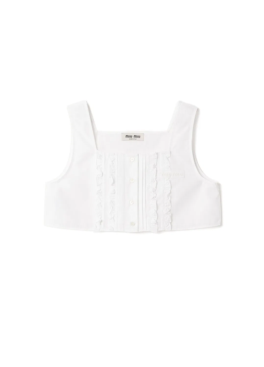 Блуза-топ Miu Miu, white