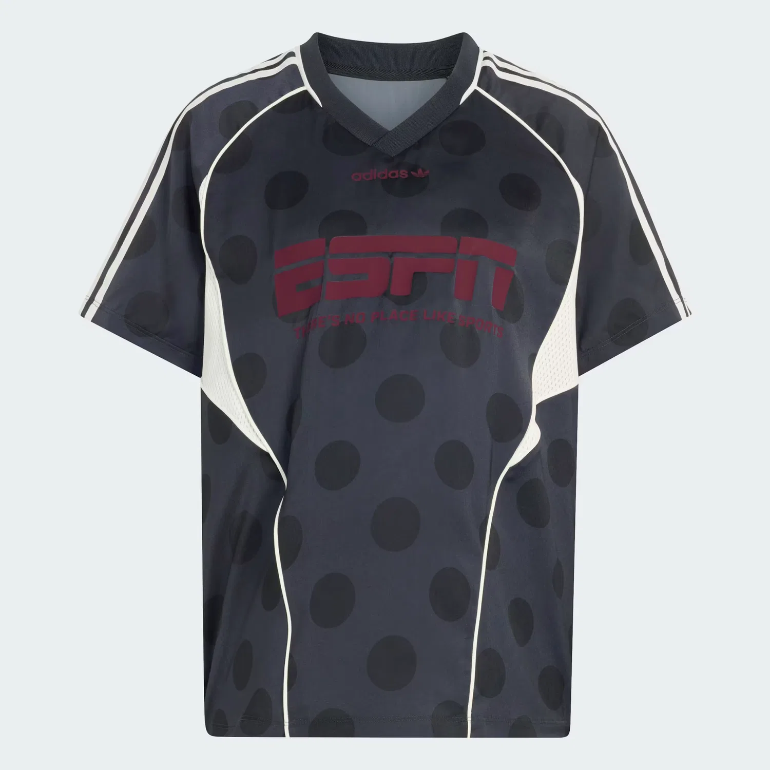 Женская футболка-джерси свободного кроя Street Jersey SS Adidas Originals, темно-серый — фото 4