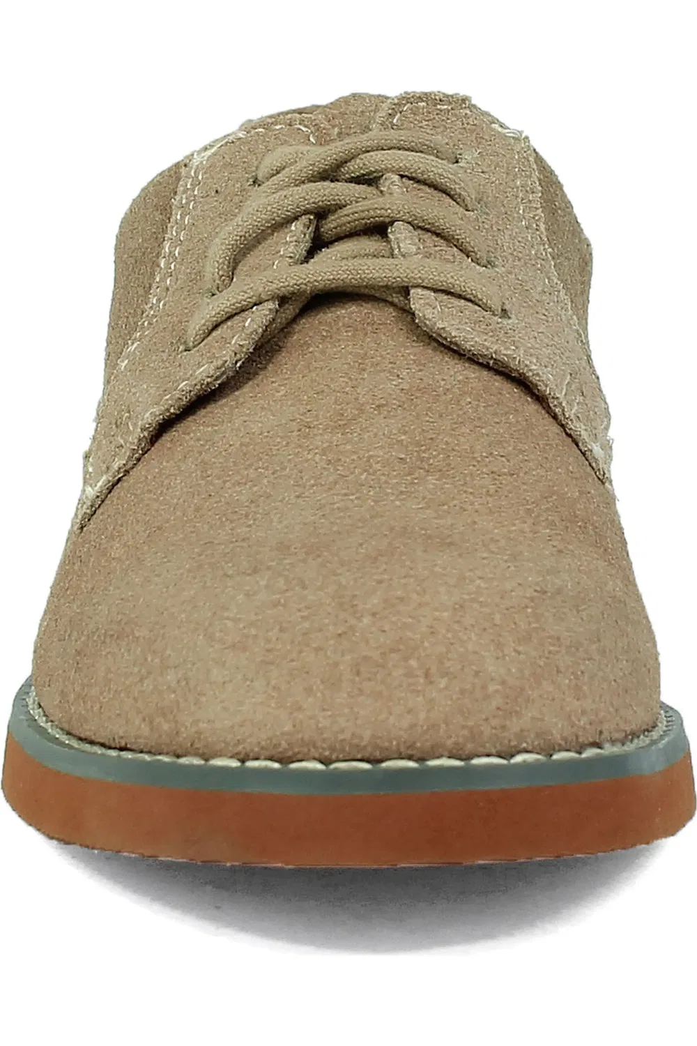 Детские оксфорды шнурованные на кожаной подошве Kearny Florsheim, Sand — фото 4