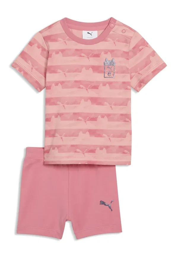 Спортивный костюм из хлопка X gabby's dollhouse minicats trainingsanzug set - shorts, Puma, Wild Pink, розовый