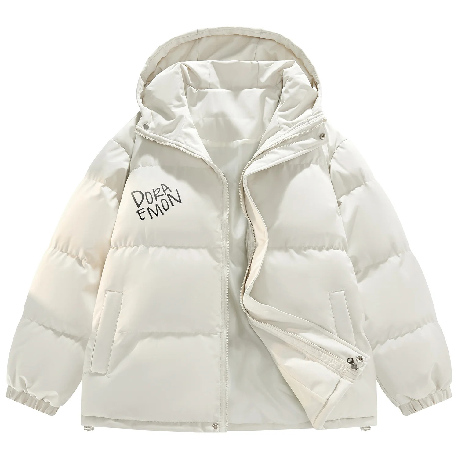 

Куртка DoraemonA Puffer, хаки/ветрозащитный с регулируемым капюшоном