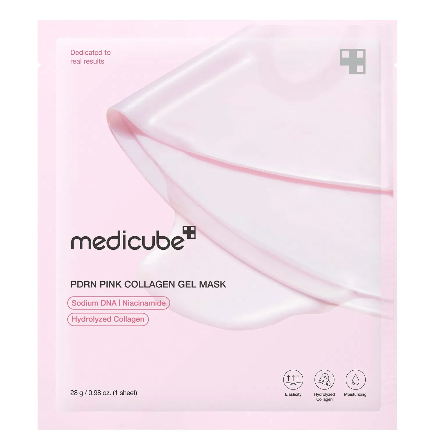 Набор гелевых масок-листов с коллагеном PDRN Pink Collagen Medicube