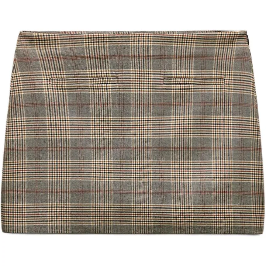 Женская юбка-шорты Casual Short Skirts ZARA, Sand/Brown