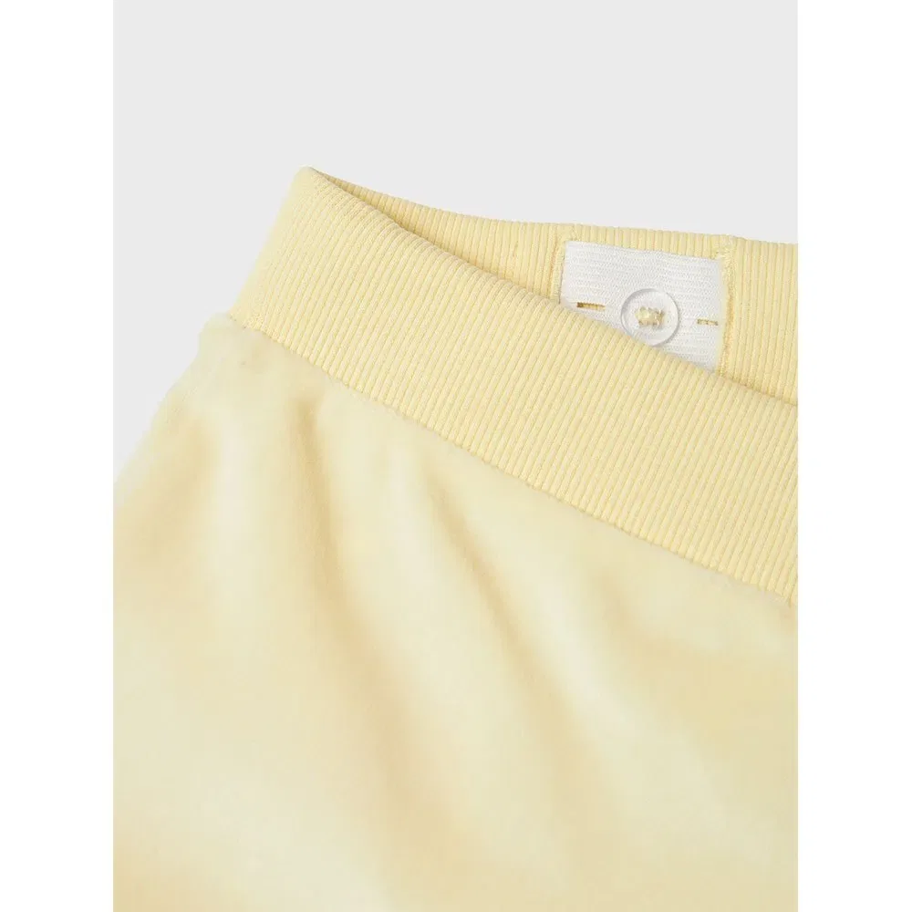 Детские шорты для девочек из велюра Debbie Vel Name it, Yellow — фото 3