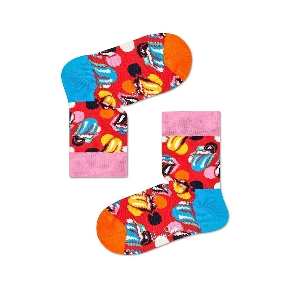 Носки Happy Socks Rolling Stones Big Licks, красный