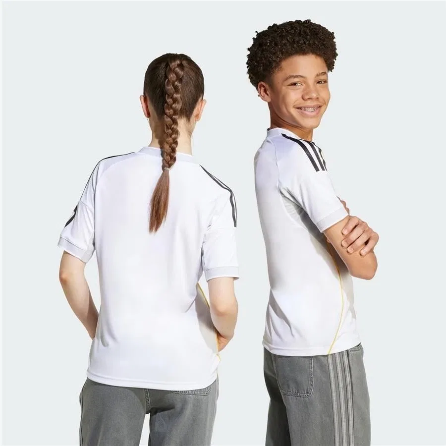 Спортивная футболка с графическим принтом Real H Jsy Y adidas, Белый — фото 2
