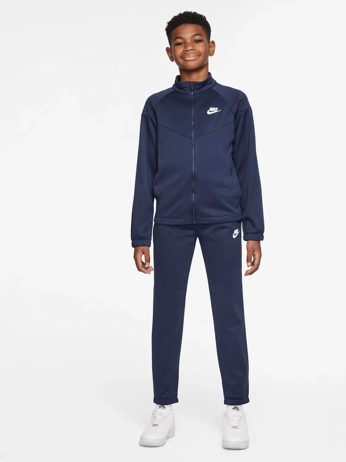 Спортивный костюм с технологией Dri-FIT, модель Tracksuit Nike, Midnight Navy