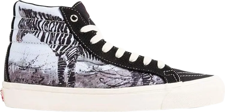 

Кеды Vans Ralph Steadman x OG SK8-Hi LX Zebra, черный