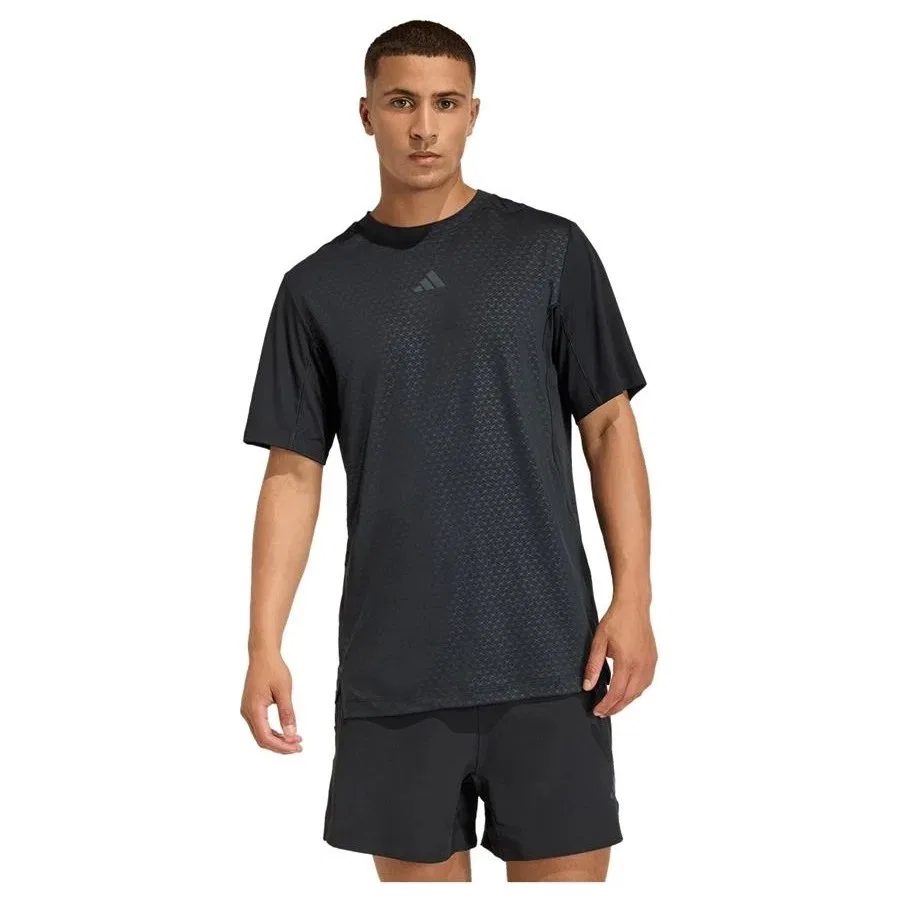 Футболка с принтом adidas D4T PrimeLift T KE9937, Черный — фото 2