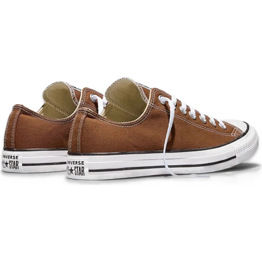 Кеды Converse All Star Ox, Коричнево-белый — фото 4