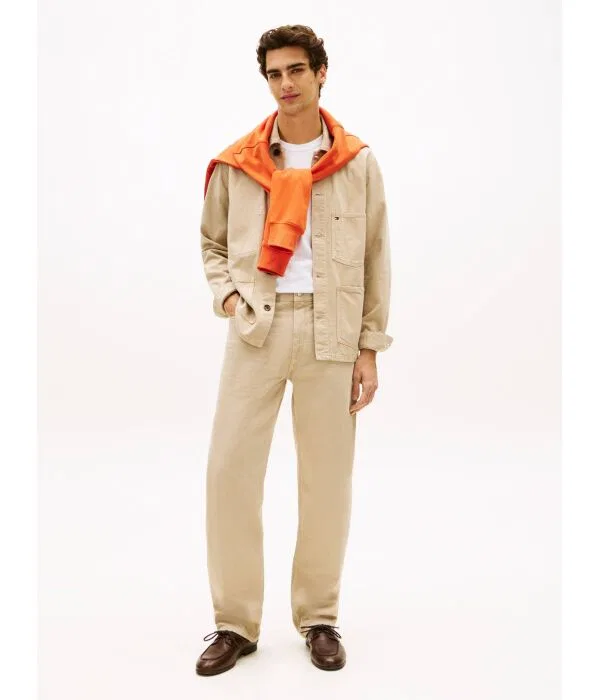 Мужская джинсовая куртка TH x F.C. Liverpool Tommy Hilfiger, бежевый — фото 2