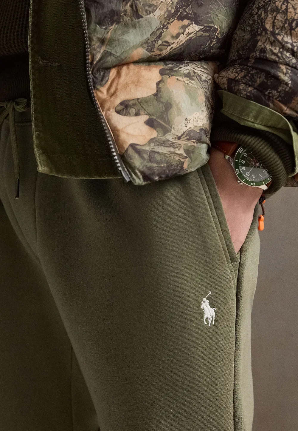 Спортивные штаны - спортивные штаны Polo Ralph Lauren, Cruise Olive — фото 4