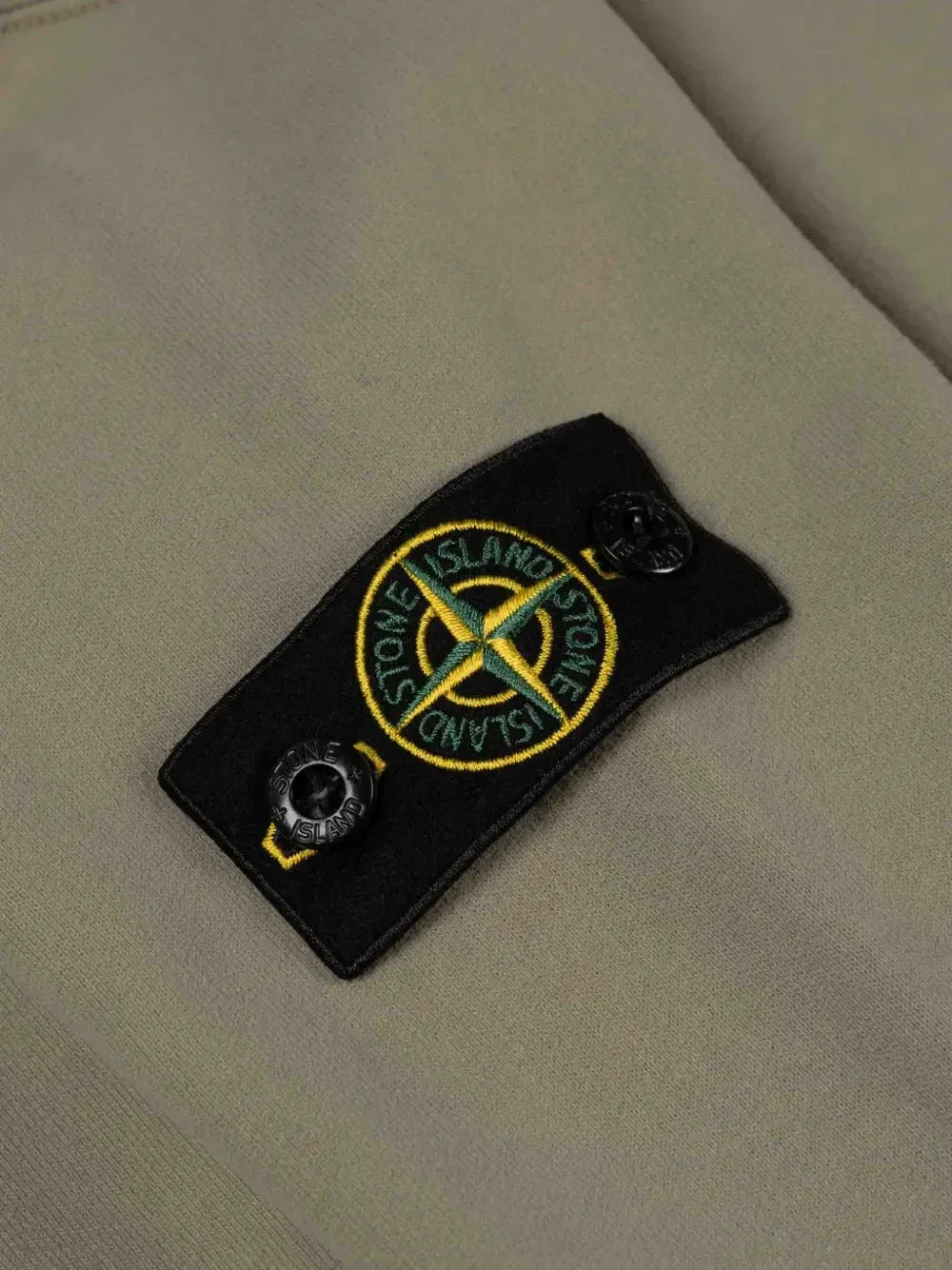 Толстовка с нашивкой-логотипом Stone Island Junior, бежевый — фото 2