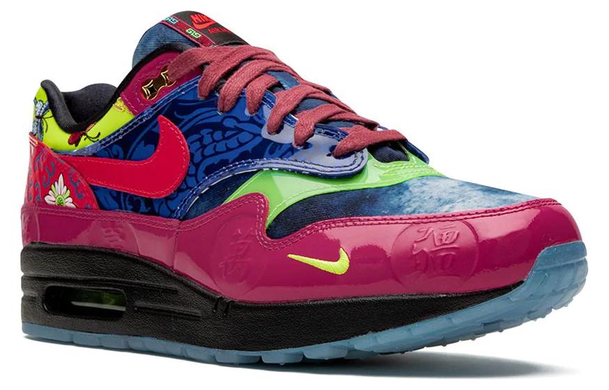Кроссовки Nike Air Max 1 Premium Ep, красный/синий — фото 4