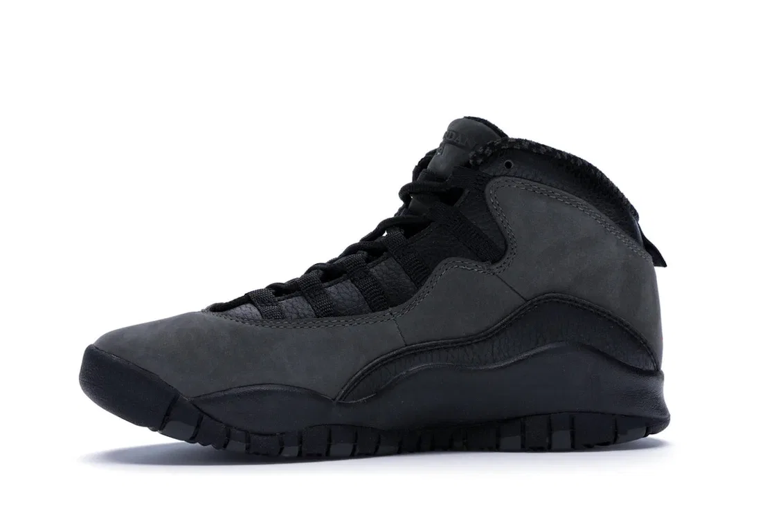 Детские кроссовки Lifestyle с премиальным верхом Jordan 10 Retro, Dark Shadow/True Red-Black — фото 3
