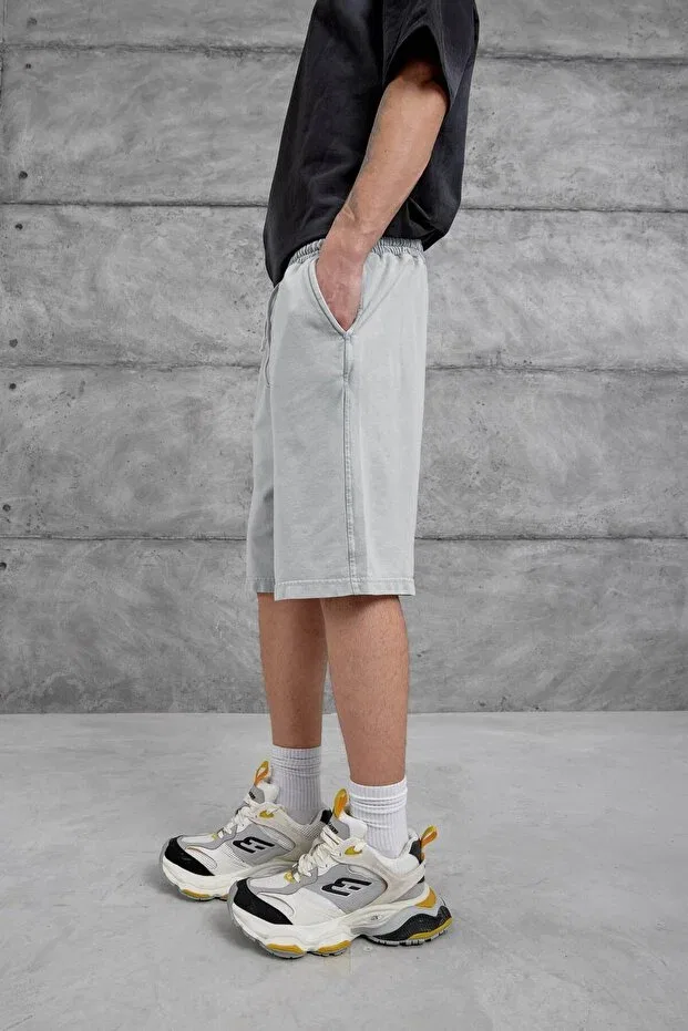 Детские шорты для мальчиков свободного кроя Oversize Nomarc, Gray — фото 2