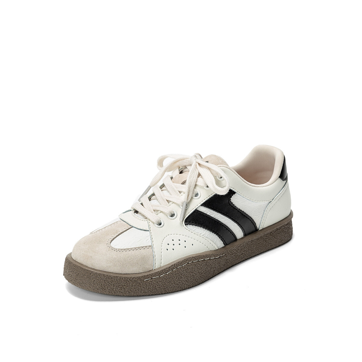 

Кеды, скейтборд обувь женская низкая Q.Vonton, белый/зеленый