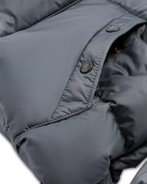 Детская куртка для мальчиков с капюшоном Xhante Puffer Jacket Moncler, темно-серый — фото 4