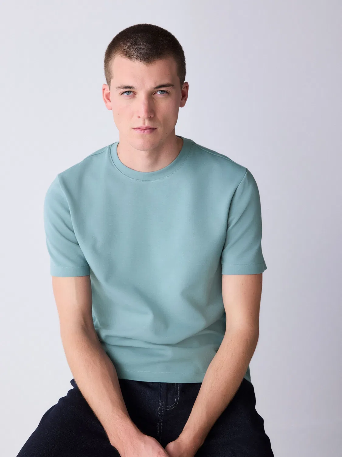 Футболка Regular Fit, Soft Heavyweight Next, Green Sage