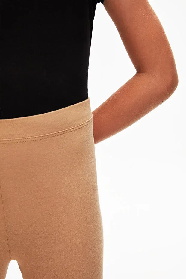 Детские леггинсы для девочек хлопковые Basics Lovetti, Frappe — фото 3