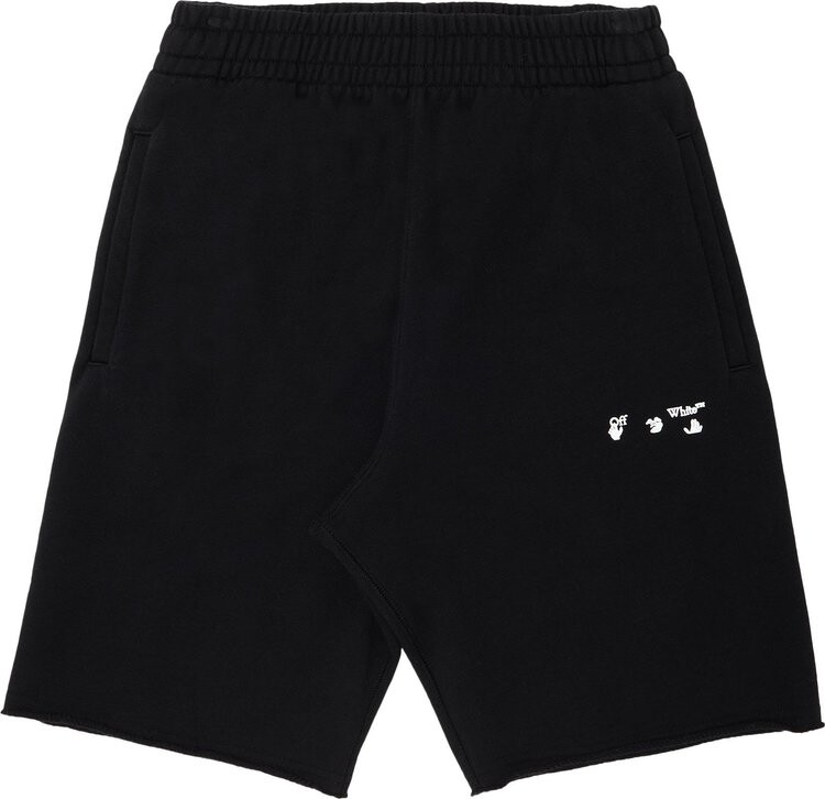 

Спортивные шорты Off-White Ow Logo Sweatshort 'Black', черный