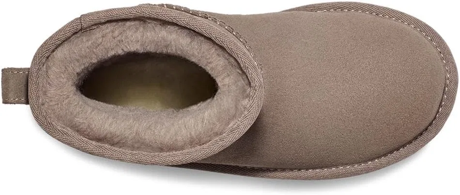 Детские ботинки для девочек Classic Mini Platform UGG, Smoke Plume — фото 2