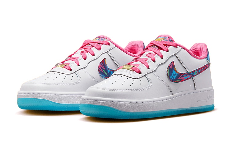 Кроссовки Nike Air Force 1 Low '07 All-Star 2023 (GS), белый/розовый — фото 3